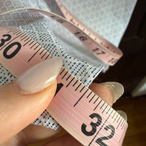 TED BAKER | Endurance Blue and White Slim Fit Button Down Shirt | Size - Picture 7 of 7